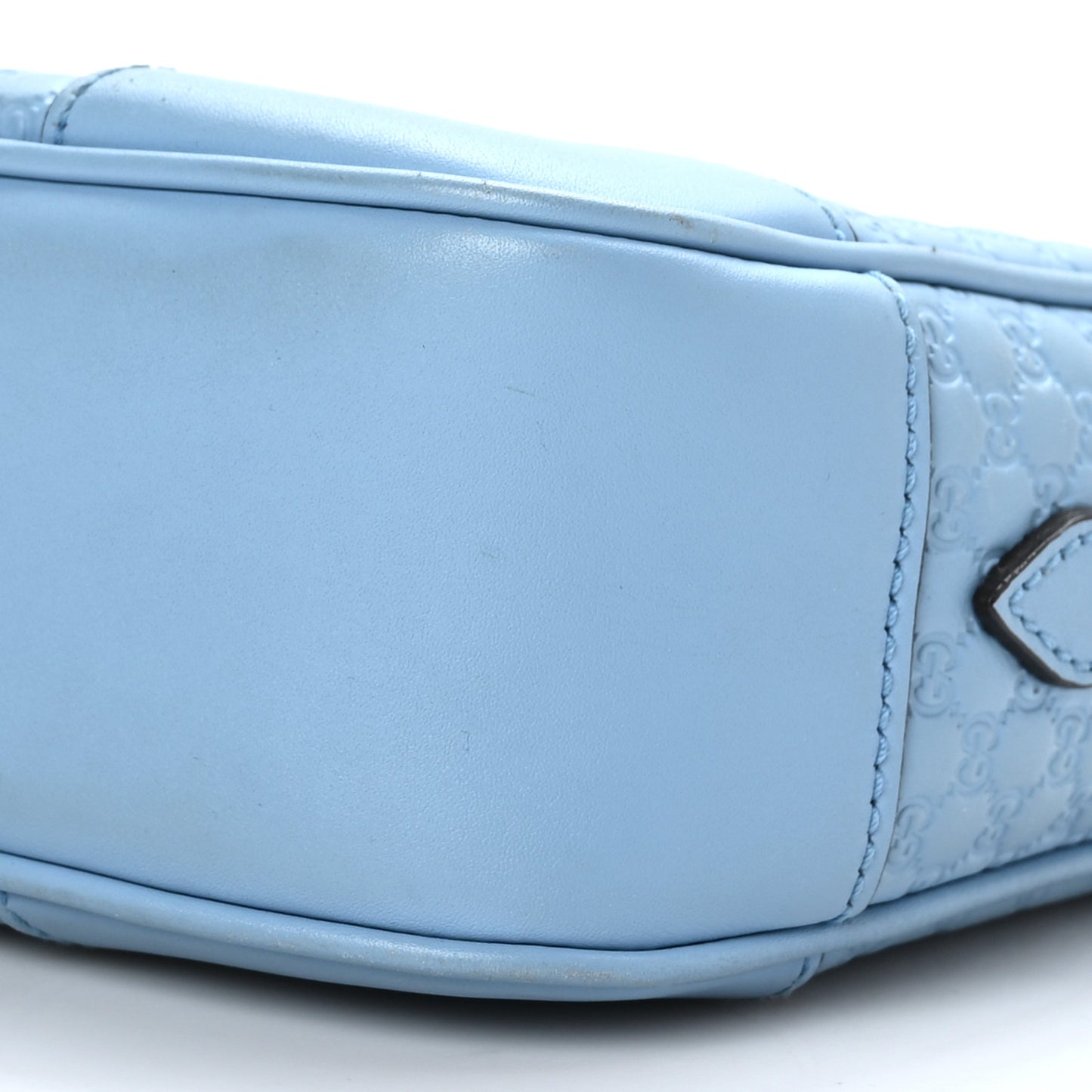 Microguccissima Mini Bree Messenger Bag Mineral Blue