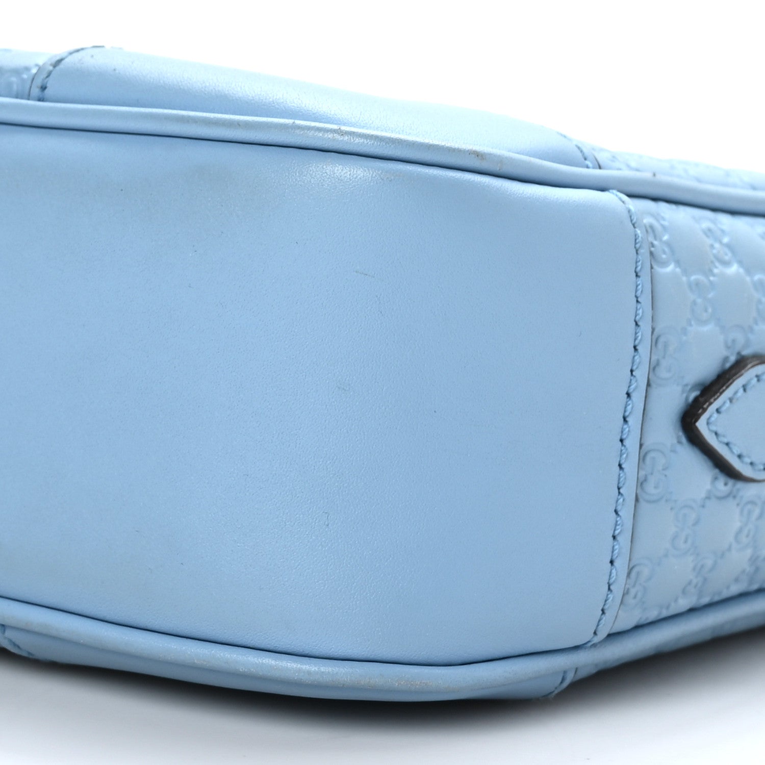 Gucci Microguccissima Mini Bree Messenger Bag Mineral Blue 9 of 9