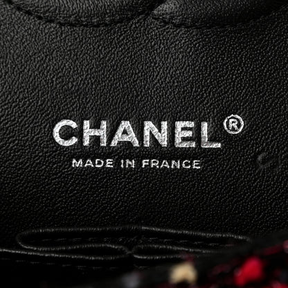 Chanel Tweed Quilted Medium Double Flap Multicolor 6 of 10