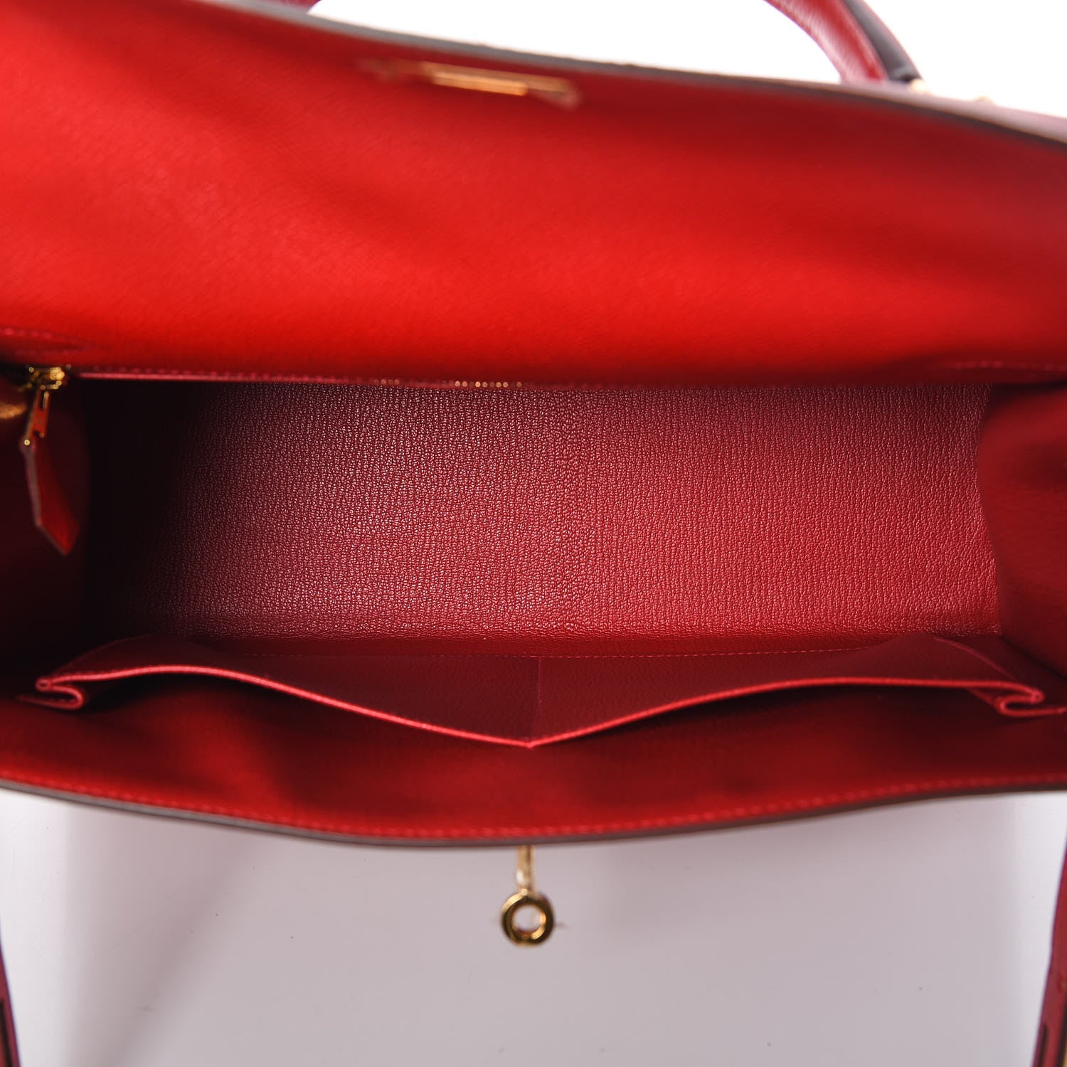 Hermes Epsom Kelly Sellier 32 Rouge Casaque 13 of 39