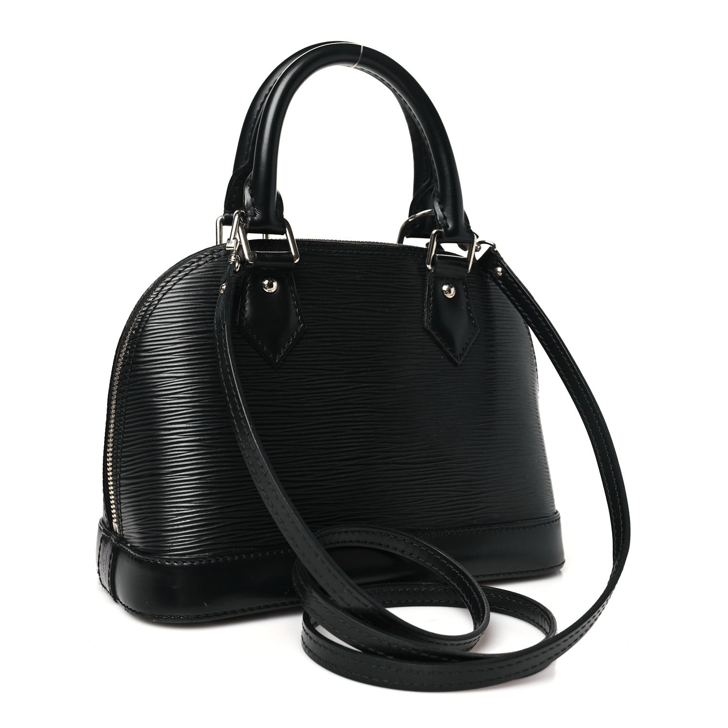 Louis Vuitton Epi Alma BB Black 3 of 11