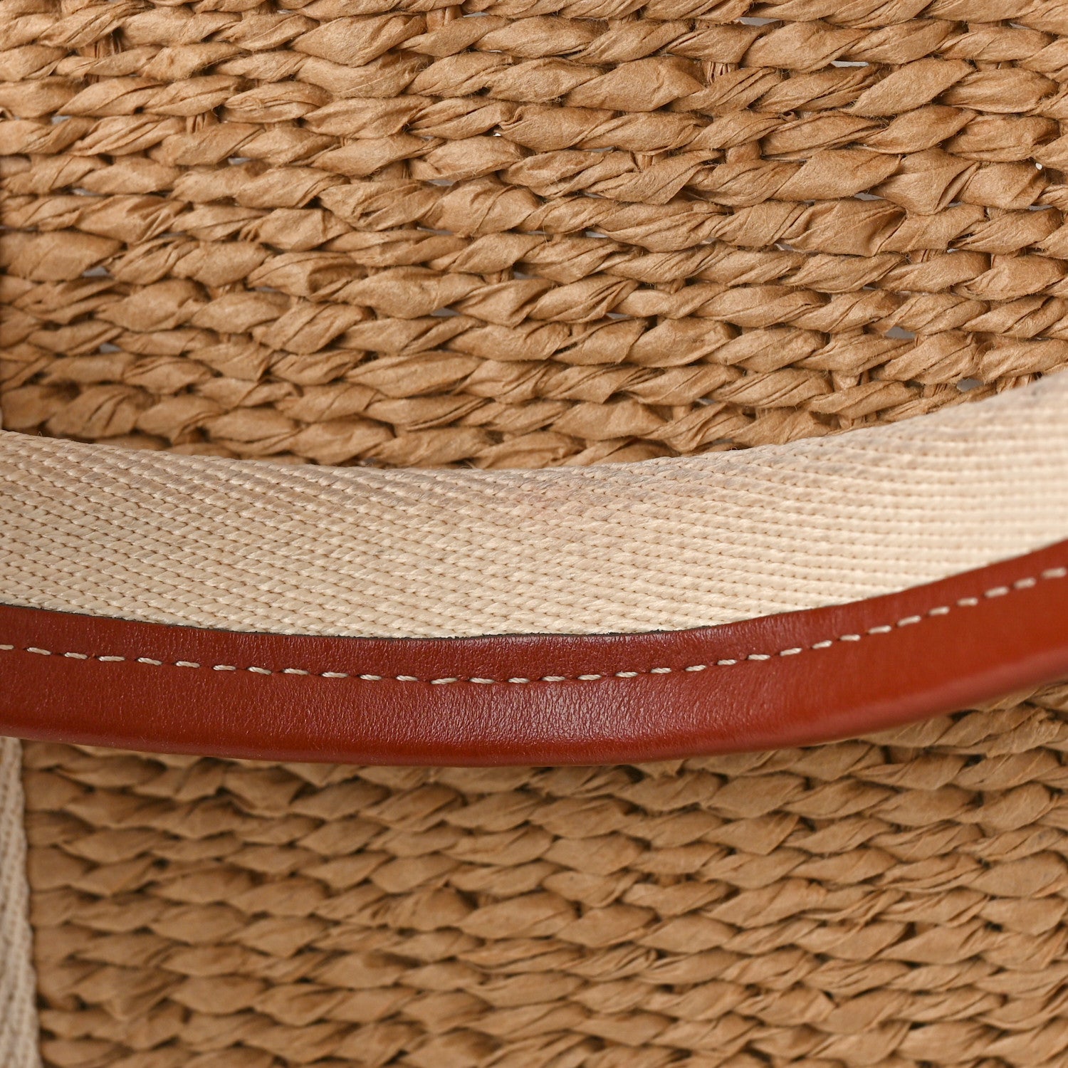 Chloe Raffia Large Woody Tote White 10 of 11
