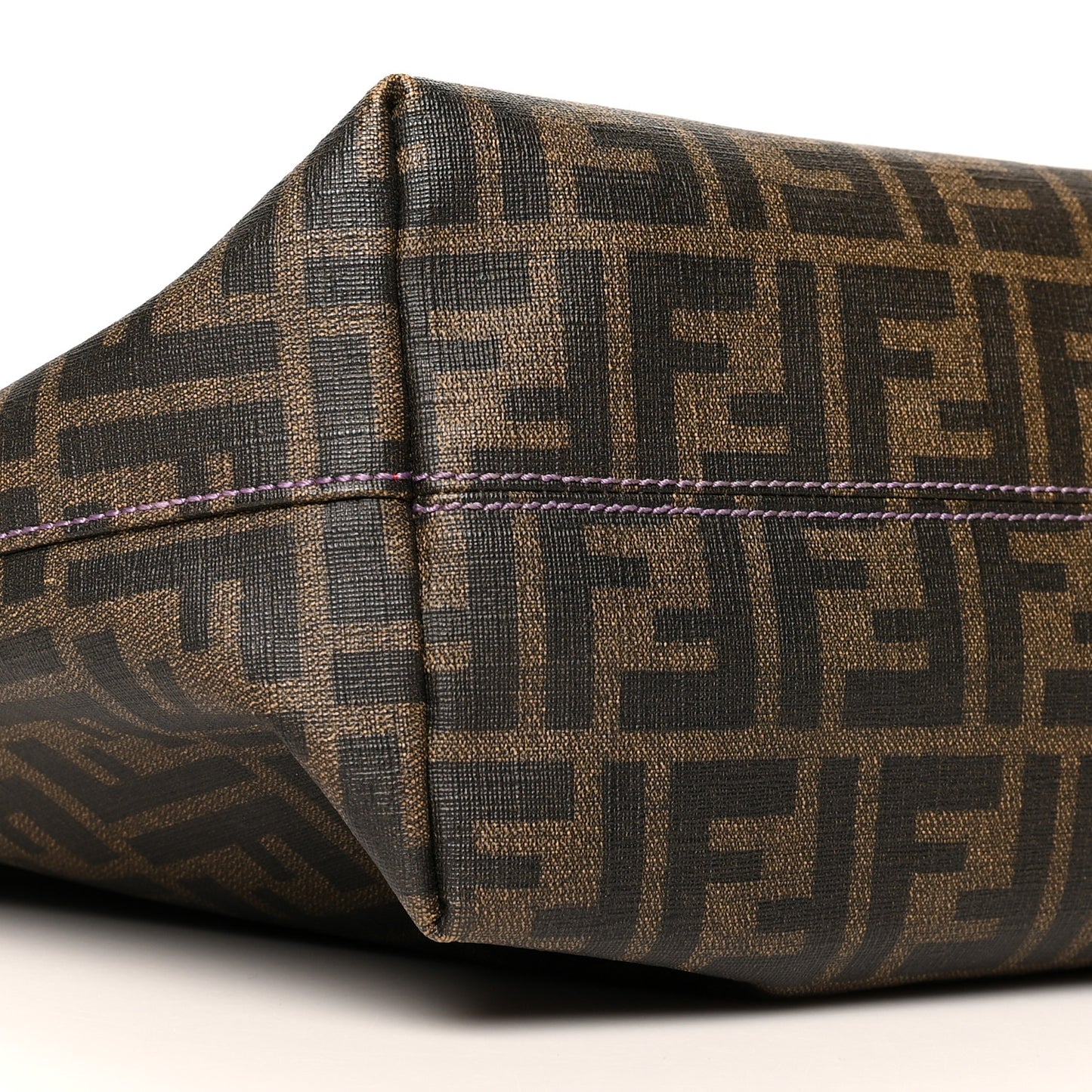 Zucca Spalmati Small Roll Tote Tobacco Viola