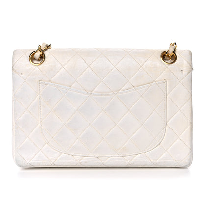 Chanel Lambskin Quilted Small Double Flap White 14 of 27