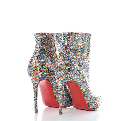 Christian Louboutin Tressage Vitraux So Kate Booty 100 Ankle Boots 35 Multi 4 of 7