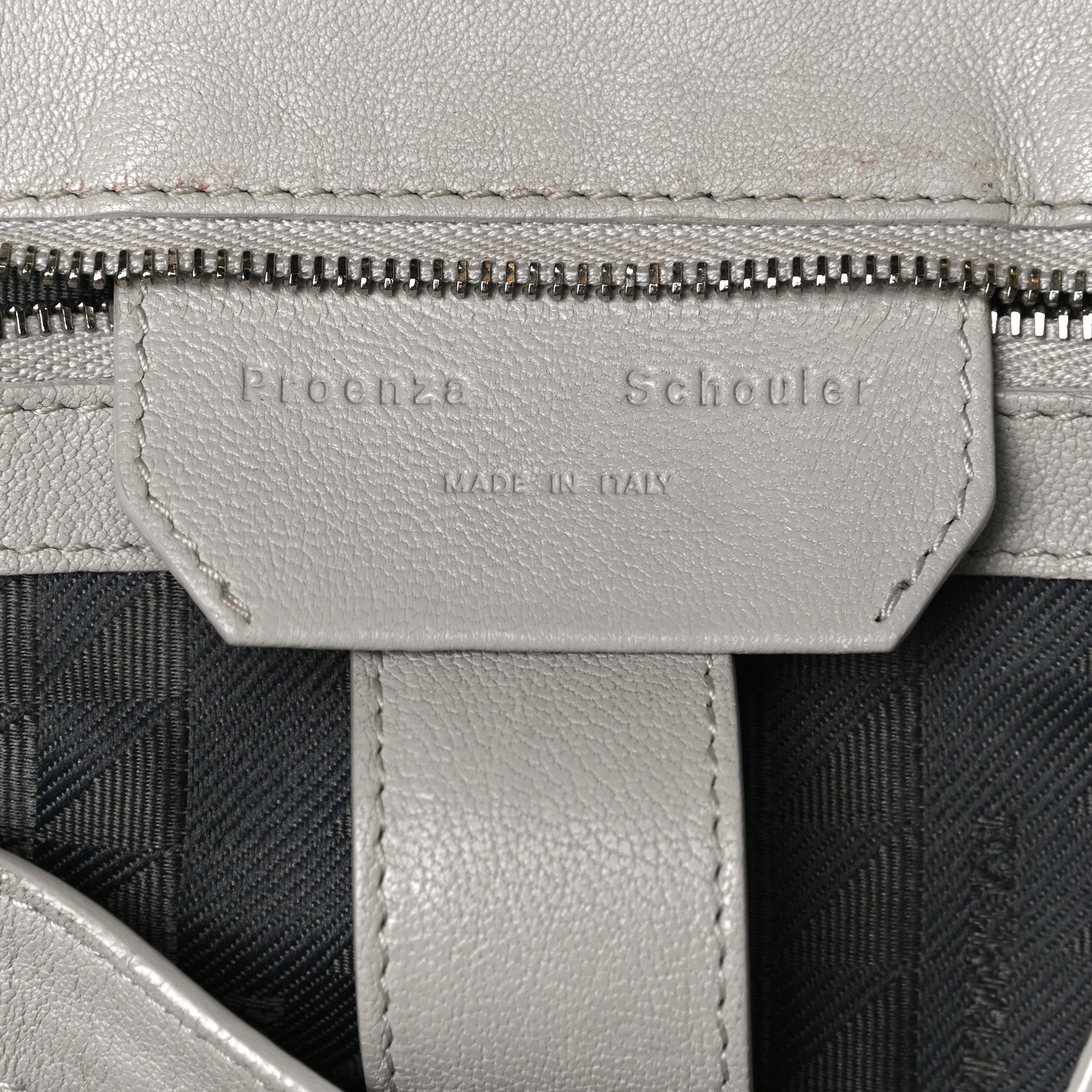 Proenza Schouler Lambskin Medium PS1 Satchel Pale Steel 5 of 15