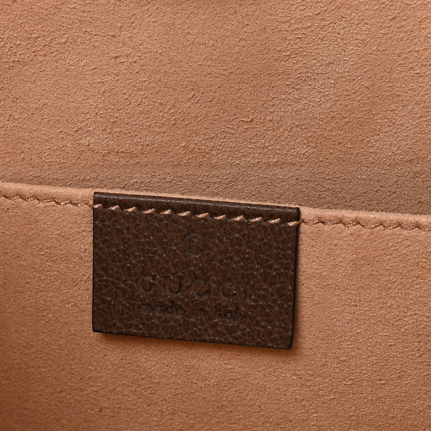 GG Supreme Monogram Web Ophidia Pouch Brown