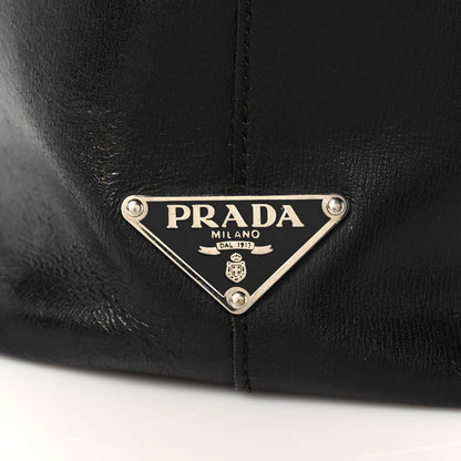 Prada Soft Calfskin Tote Black 8 of 19