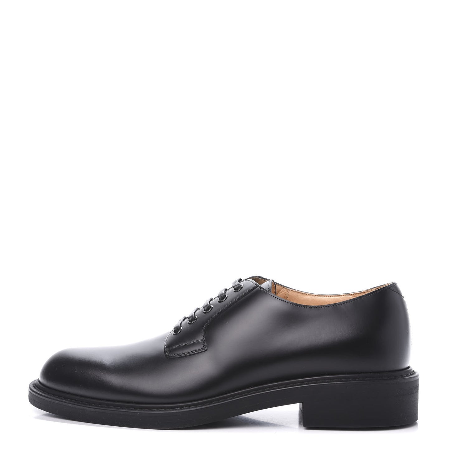 Calfskin Mens Uniforme Derby Relax 7 Black