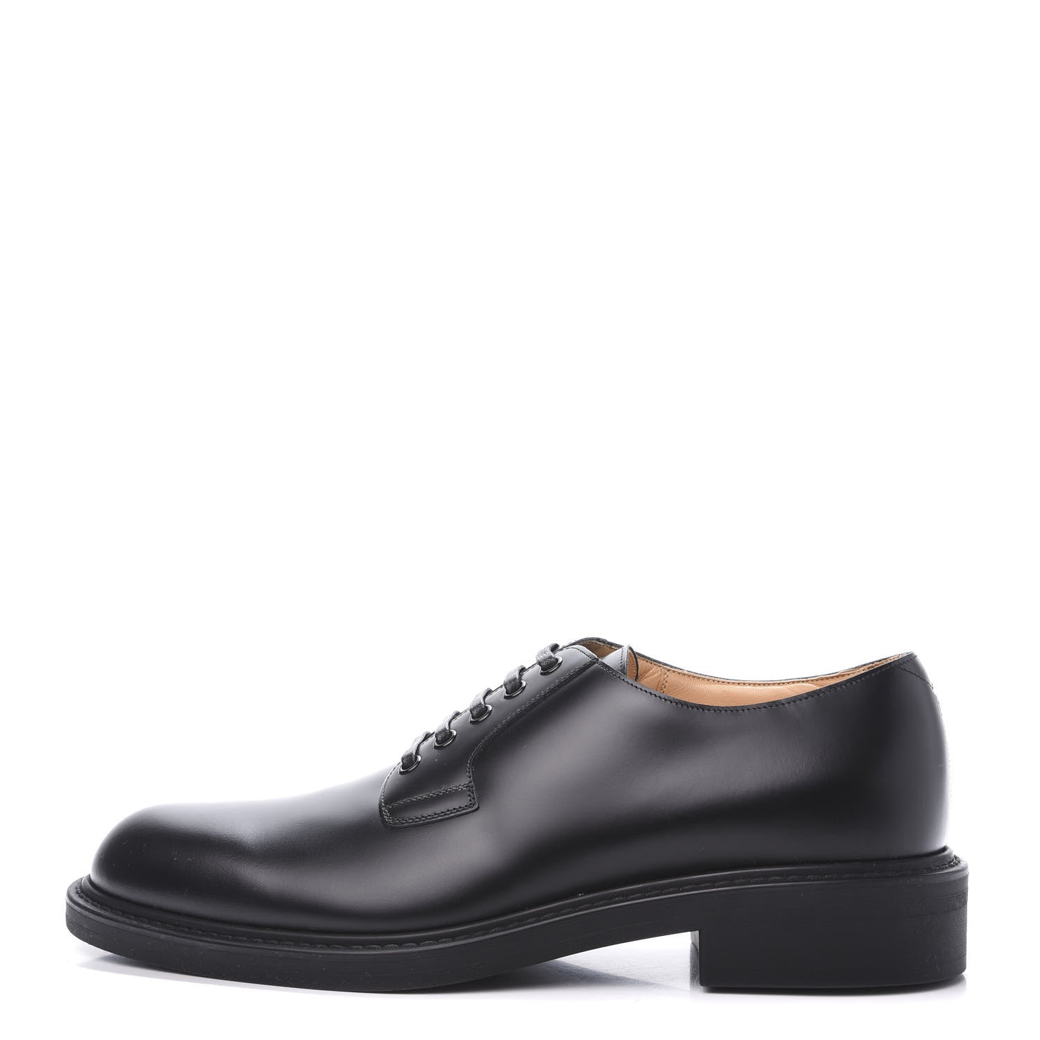 Louis Vuitton Calfskin Mens Uniforme Derby Relax 7 Black 1 of 8
