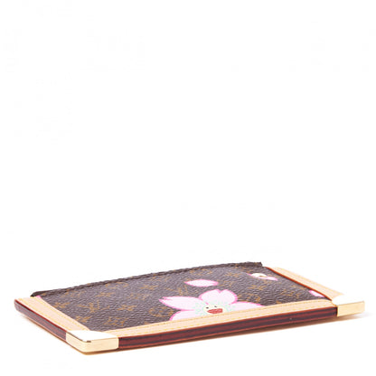 Louis Vuitton Monogram Cherry Blossom Key Pouch Brown 3 of 6