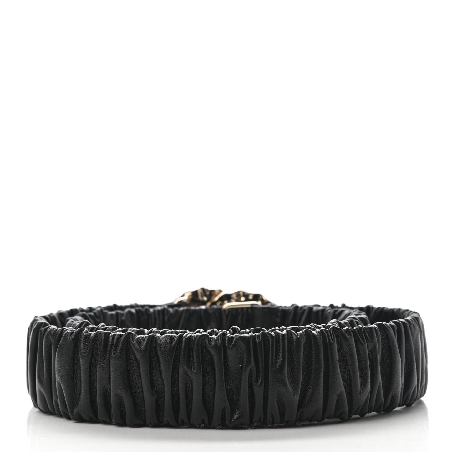 Lambskin Crystal CC Belt 85 34 Black
