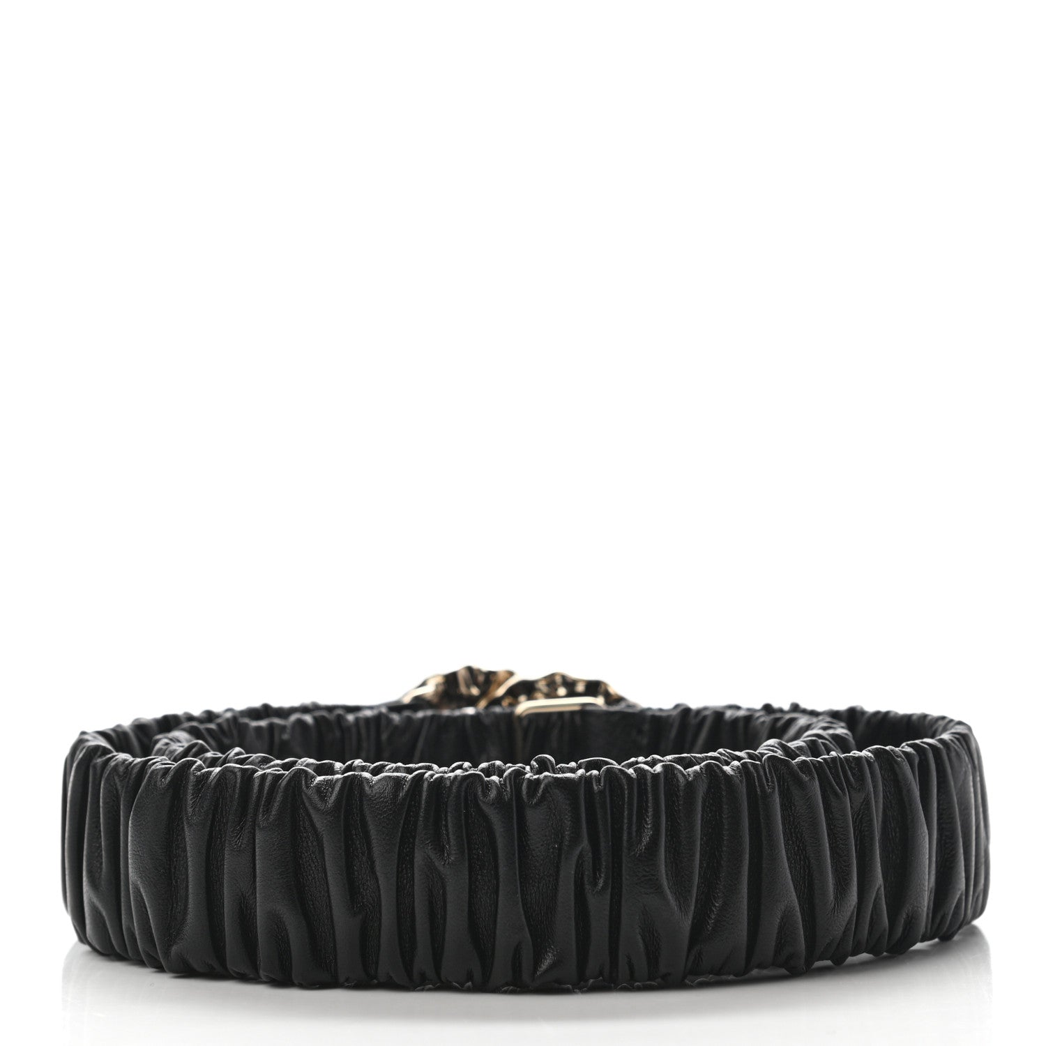 Chanel Lambskin Crystal CC Belt 85 34 Black 2 of 5