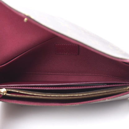 Louis Vuitton Monogram Pochette Felicie Chain Wallet Fuchsia 6 of 24