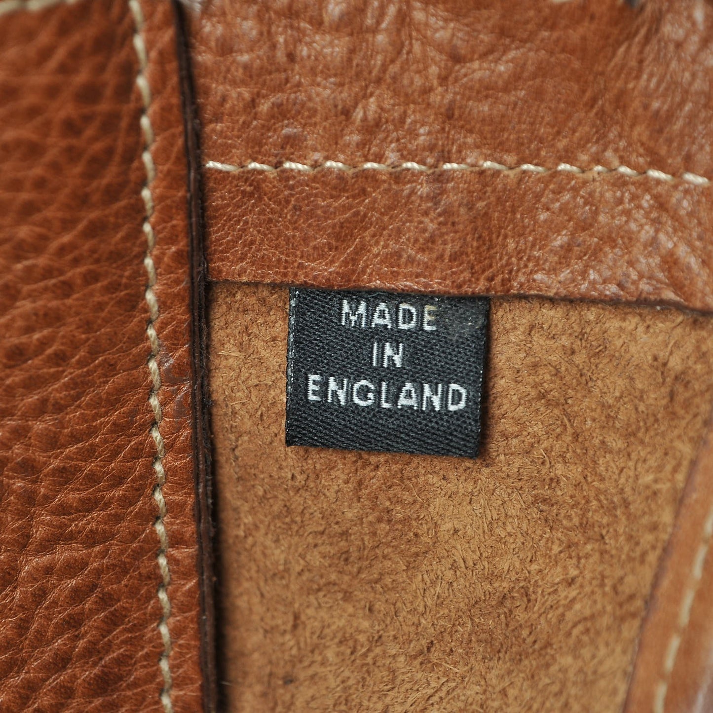 Grained Calfskin Bayswater Tote Oak