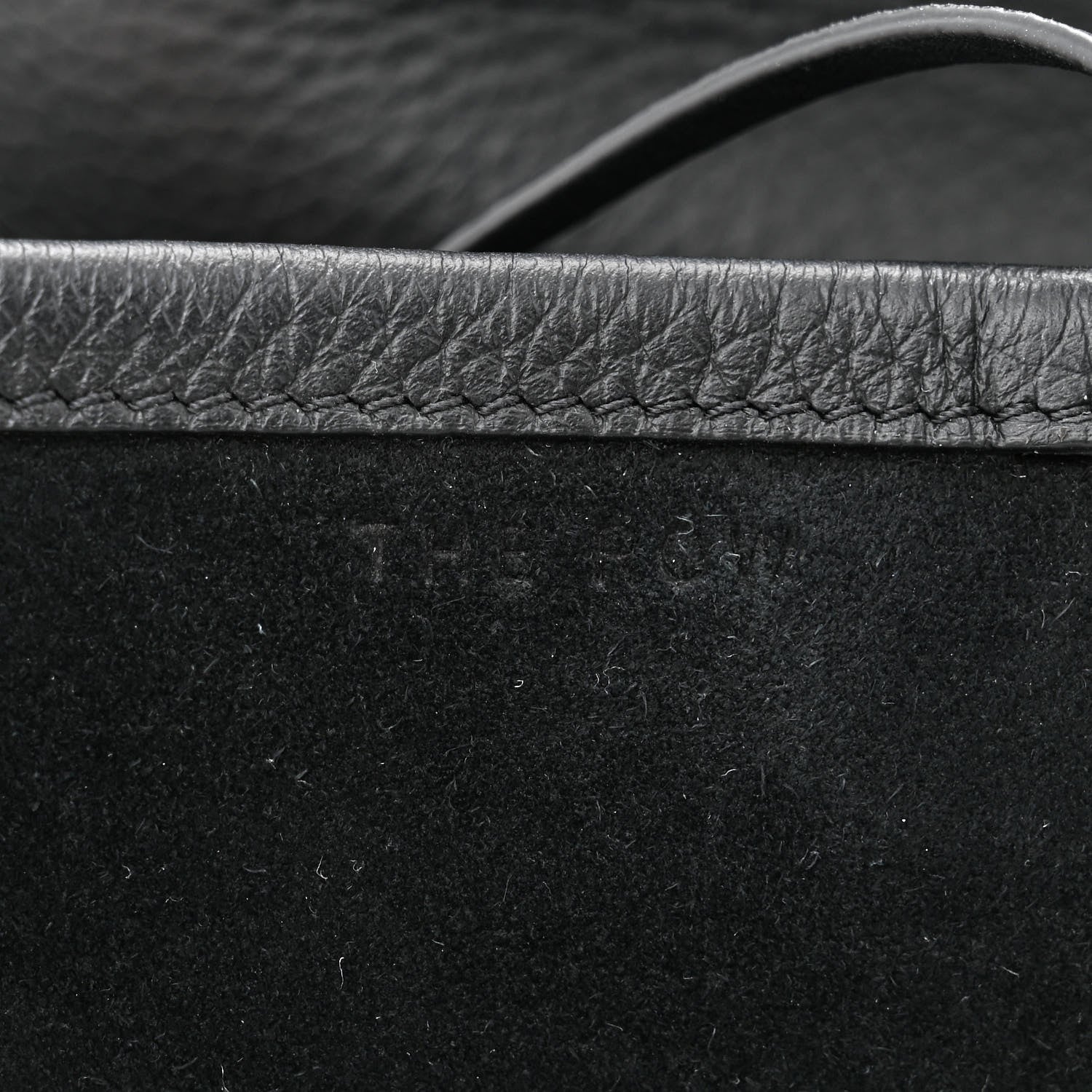 The Row Grained Calfskin Medium N/S Park Tote Black 6 of 10