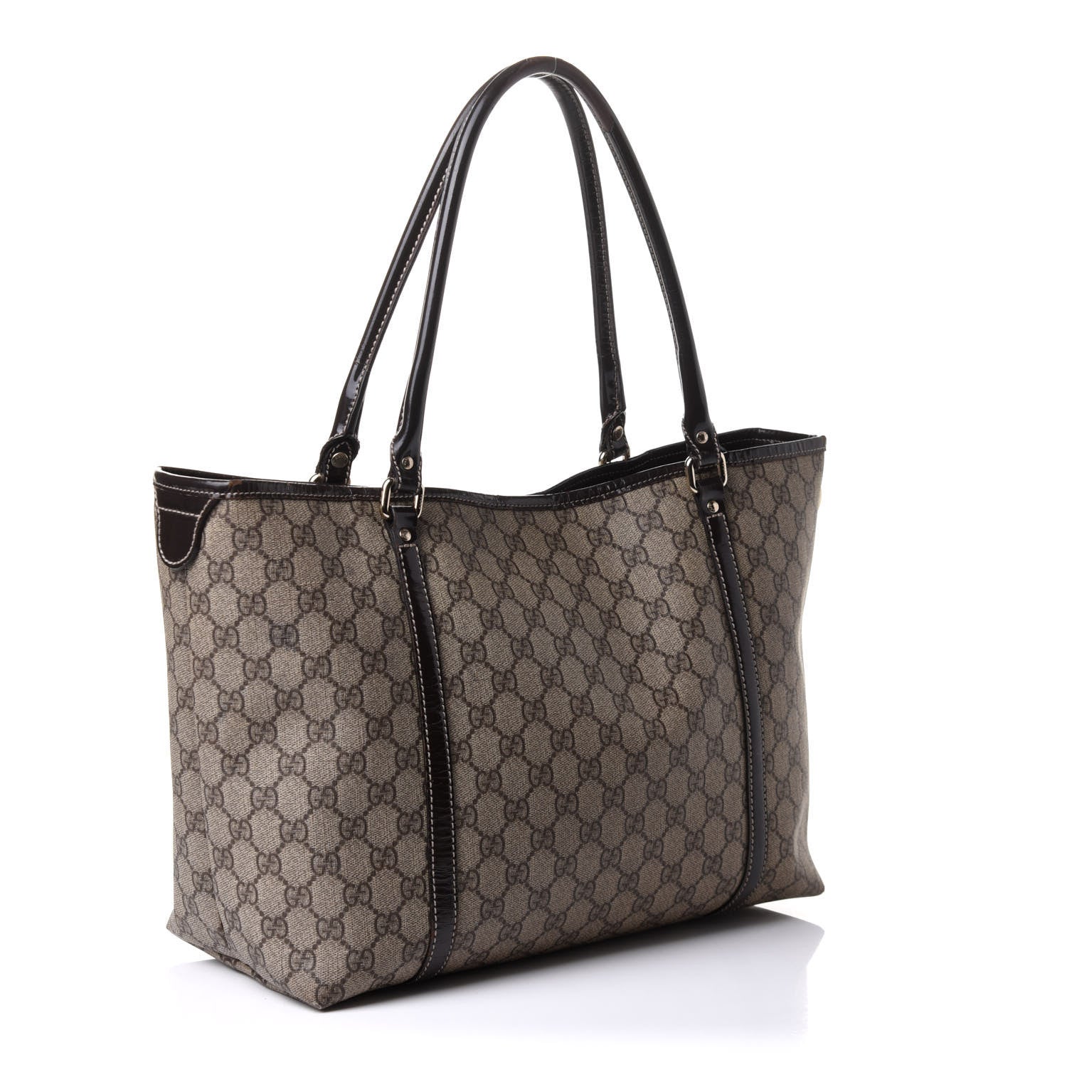 Gucci GG Plus Monogram Medium Joy Tote Dark Brown 3 of 13
