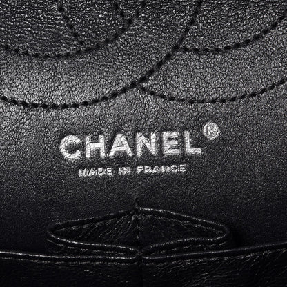 Chanel Metallic Aged Calfskin Quilted 2.55 Reissue 226 Flap Dark Silver 10 of 10