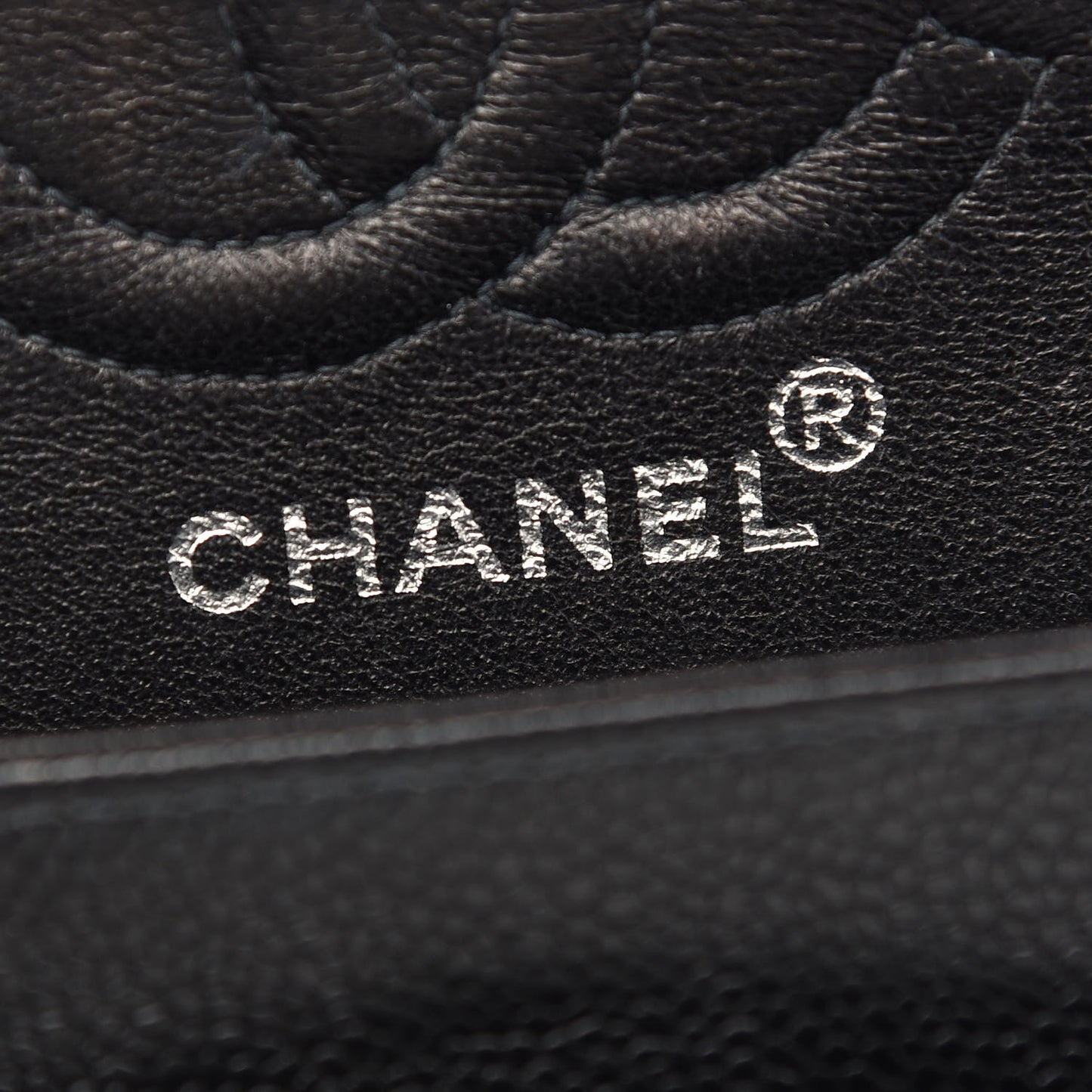 Caviar Quilted Small Double Flap Black