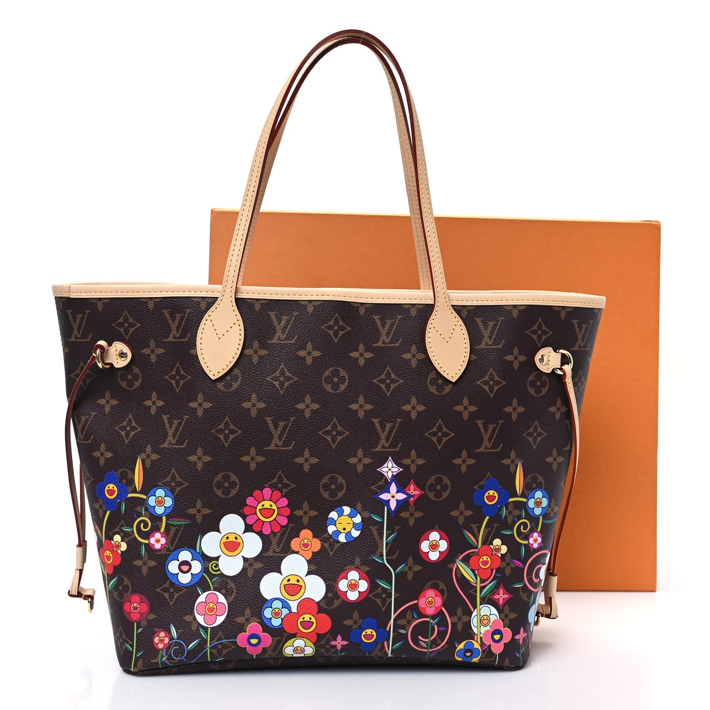 LV X TM Monogram Flowers Neverfull MM