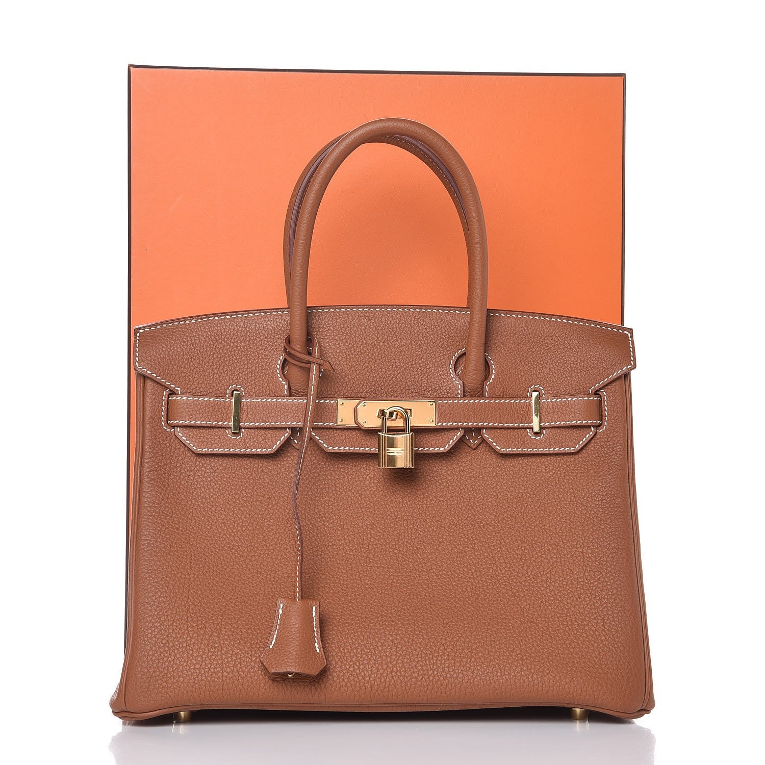 Hermes Togo Birkin 30 Gold 8 of 8