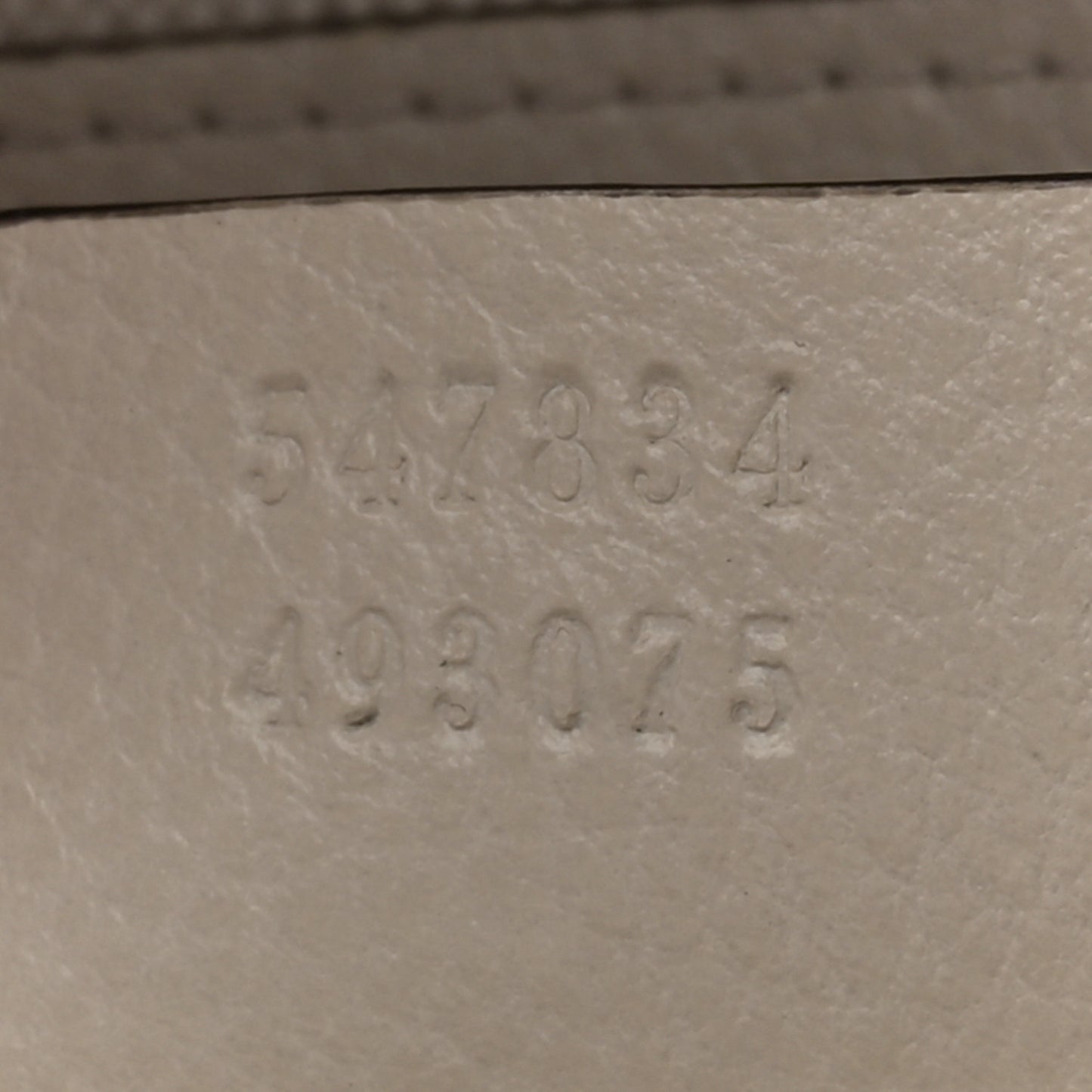 Calfskin Logo Day Backpack Mystic White