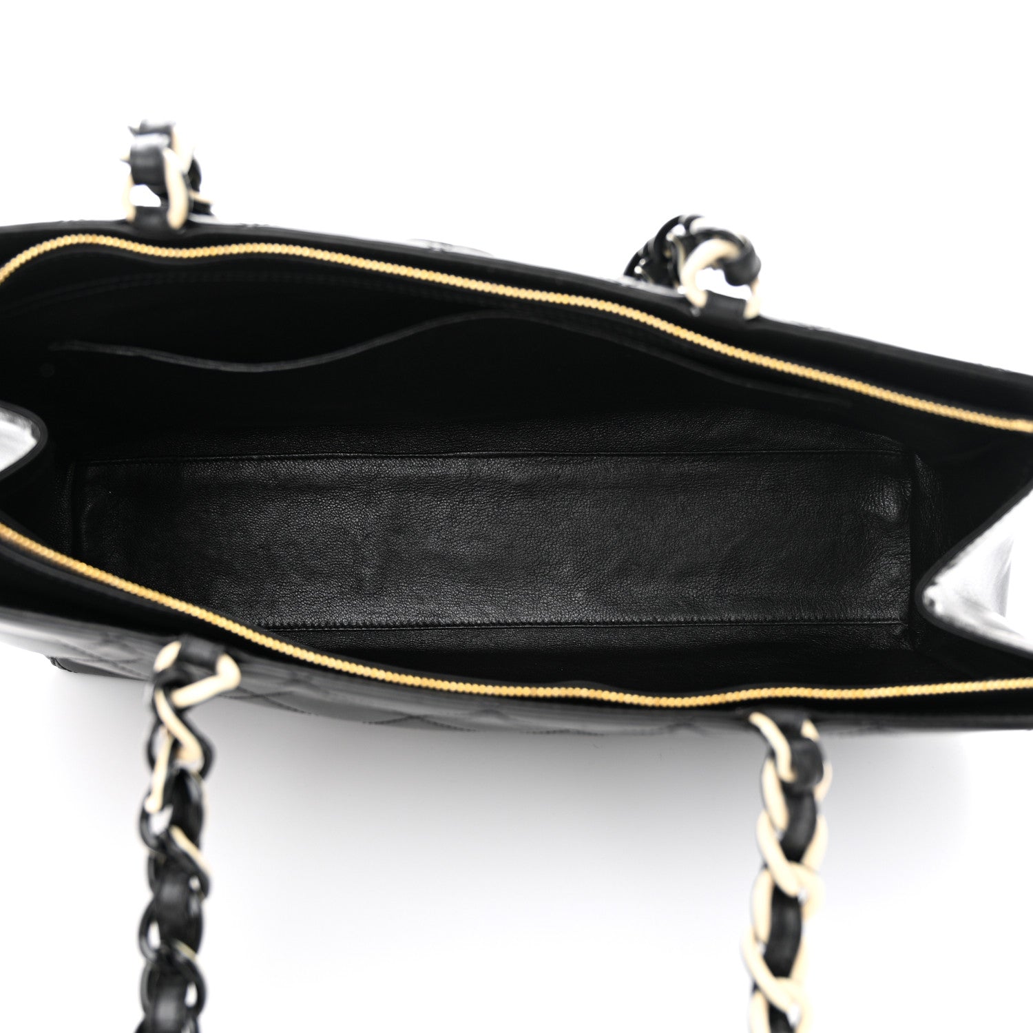 Chanel Lambskin Bekko Chain Large Shoulder Bag Black 5 of 13