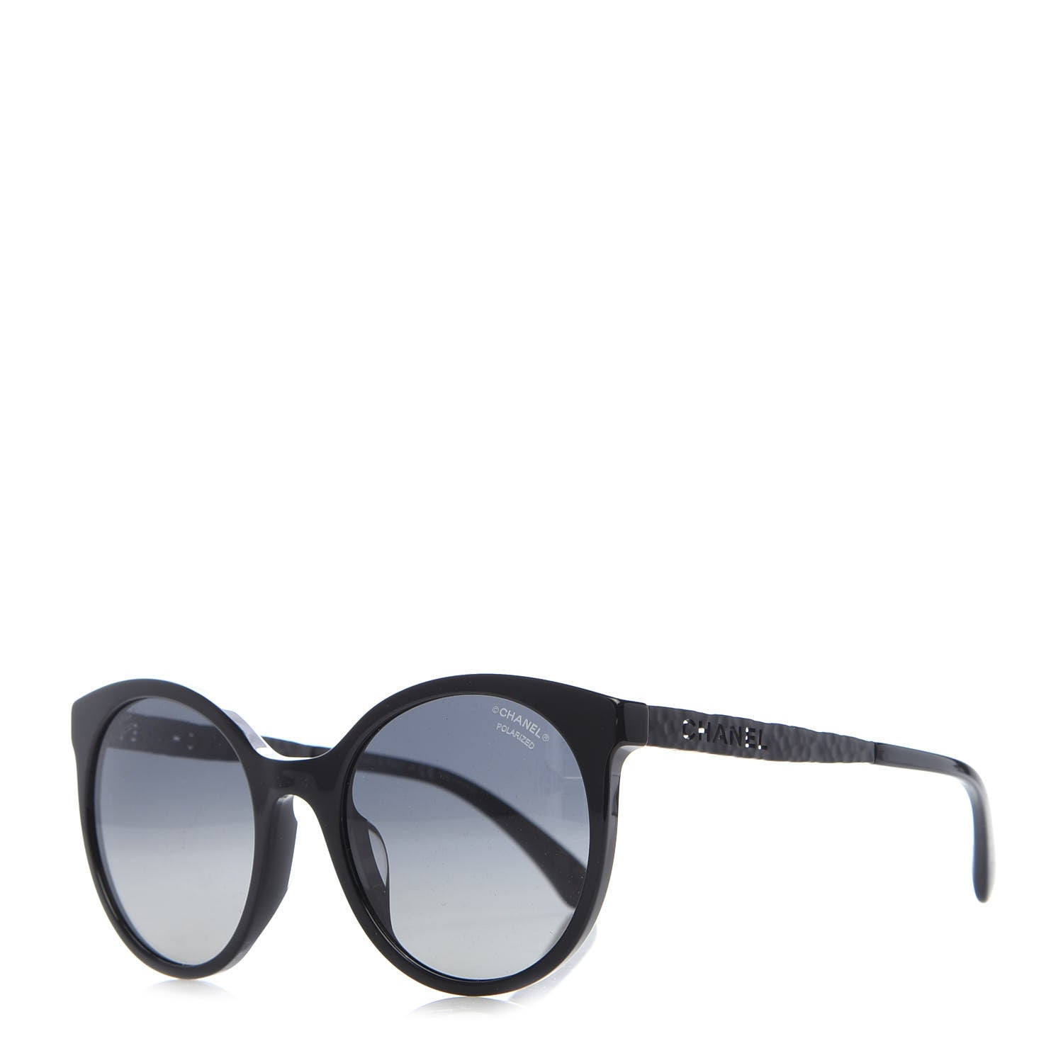 Chanel Acetate Metal Polarized Pantos Sunglasses 5440-A Black 1 of 8
