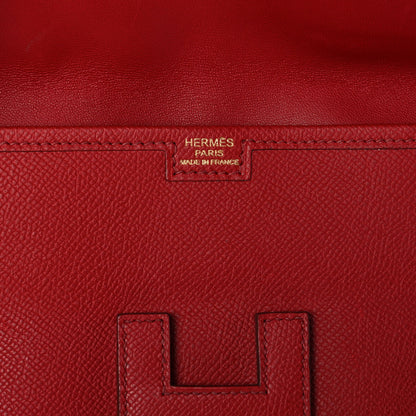 Hermes Epsom Jige Elan 29 Clutch Rouge Garance 6 of 11