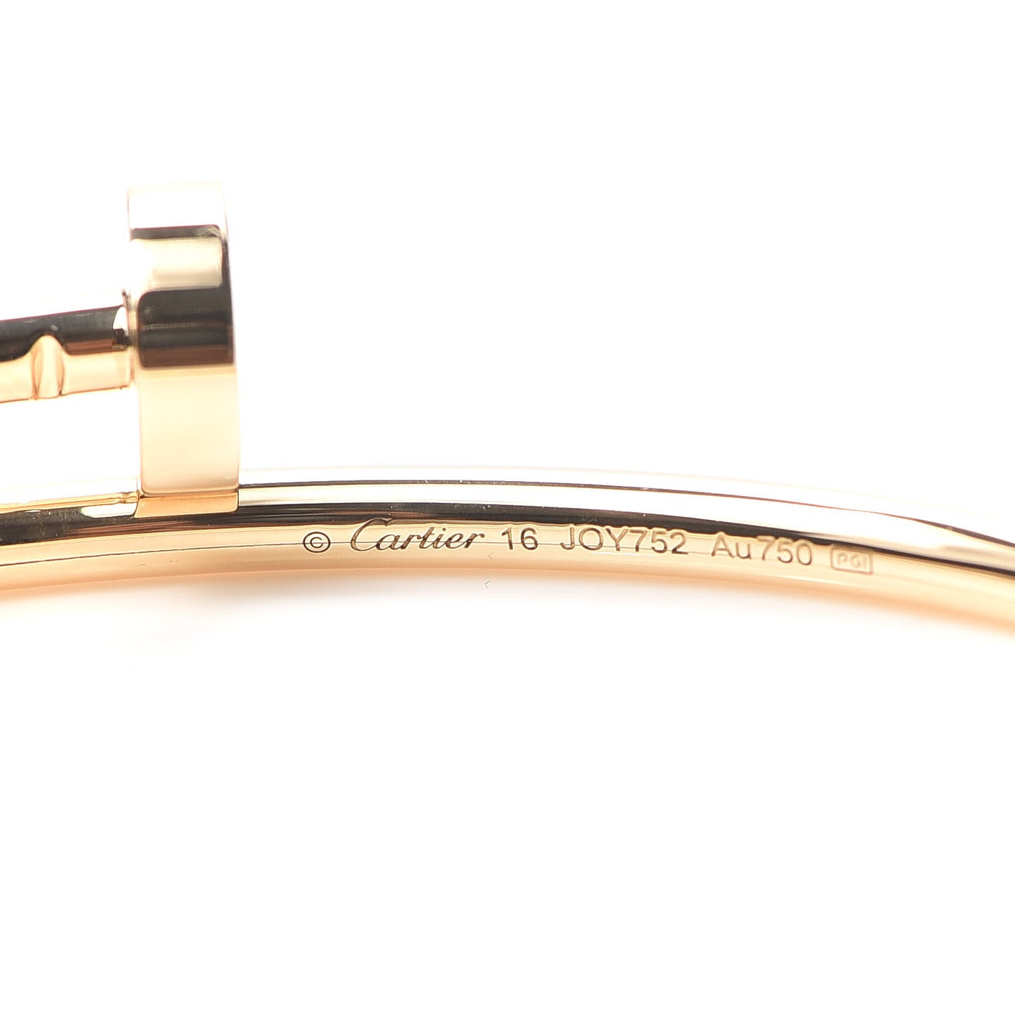 18K Yellow Gold Small Juste Un Clou Bracelet 16