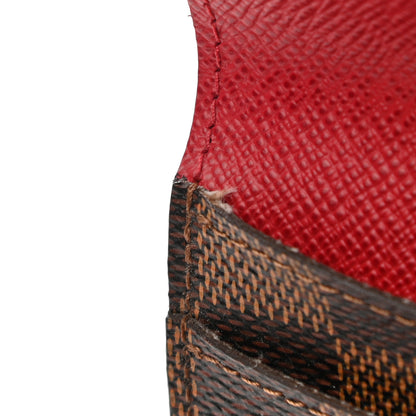 Louis Vuitton Damier Ebene Josephine Wallet Red 9 of 9