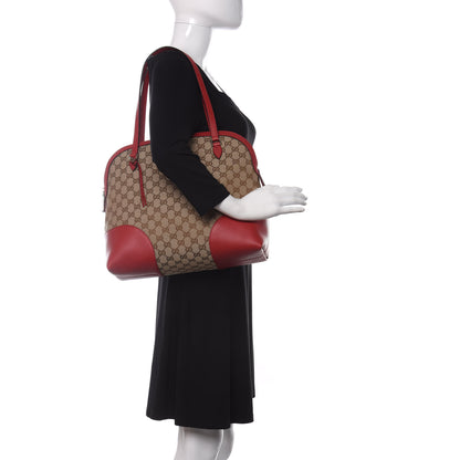 Gucci Monogram Medium Bree Shoulder Bag Red 2 of 9