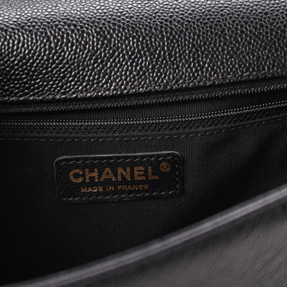 Chanel Caviar Quilted New Medium Boy Flap Black 9 of 13