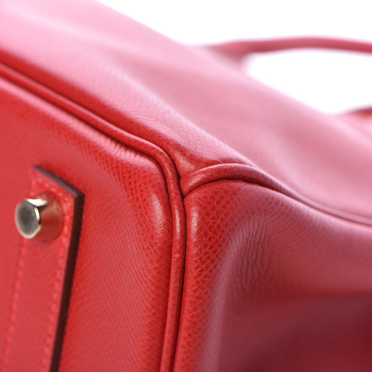 Epsom Birkin 35 Rouge Casaque
