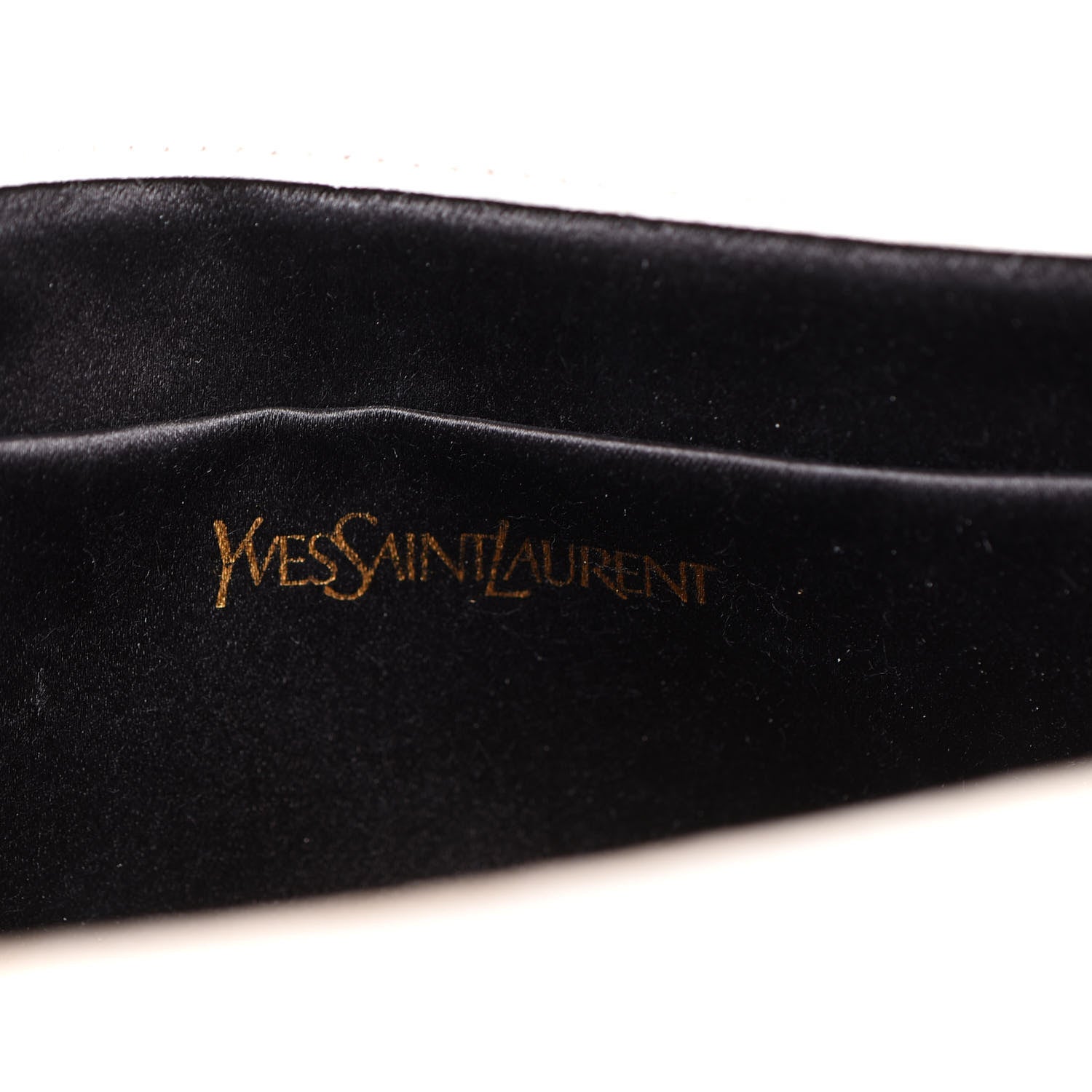 Saint Laurent Patent Calfskin Ombre Monogram Large Belle De Jour Clutch Ivory Black 9 of 10