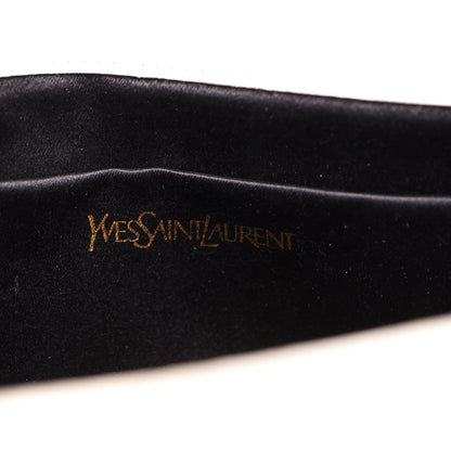 Saint Laurent Patent Calfskin Ombre Monogram Large Belle De Jour Clutch Ivory Black 9 of 10