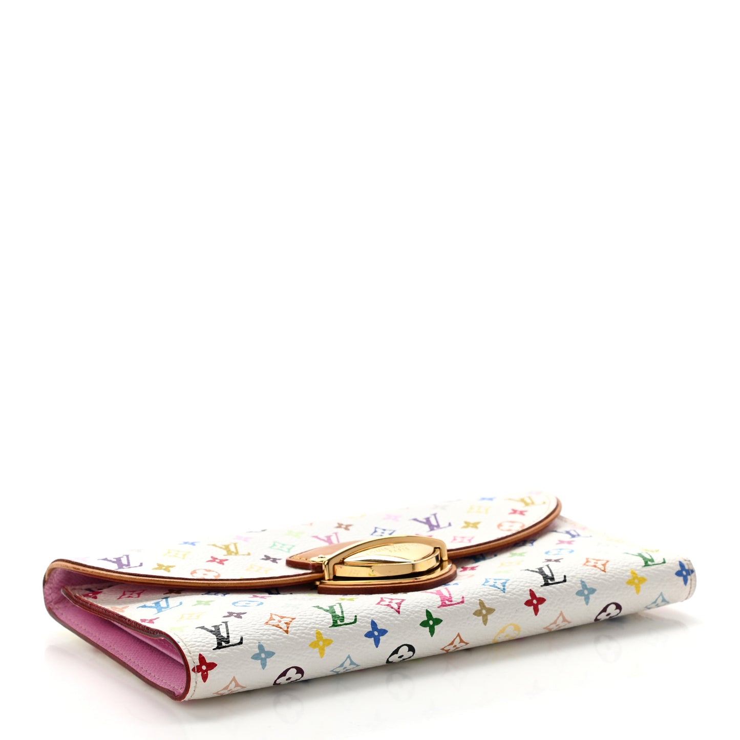Monogram Multicolor Eugenie Wallet White Litchi