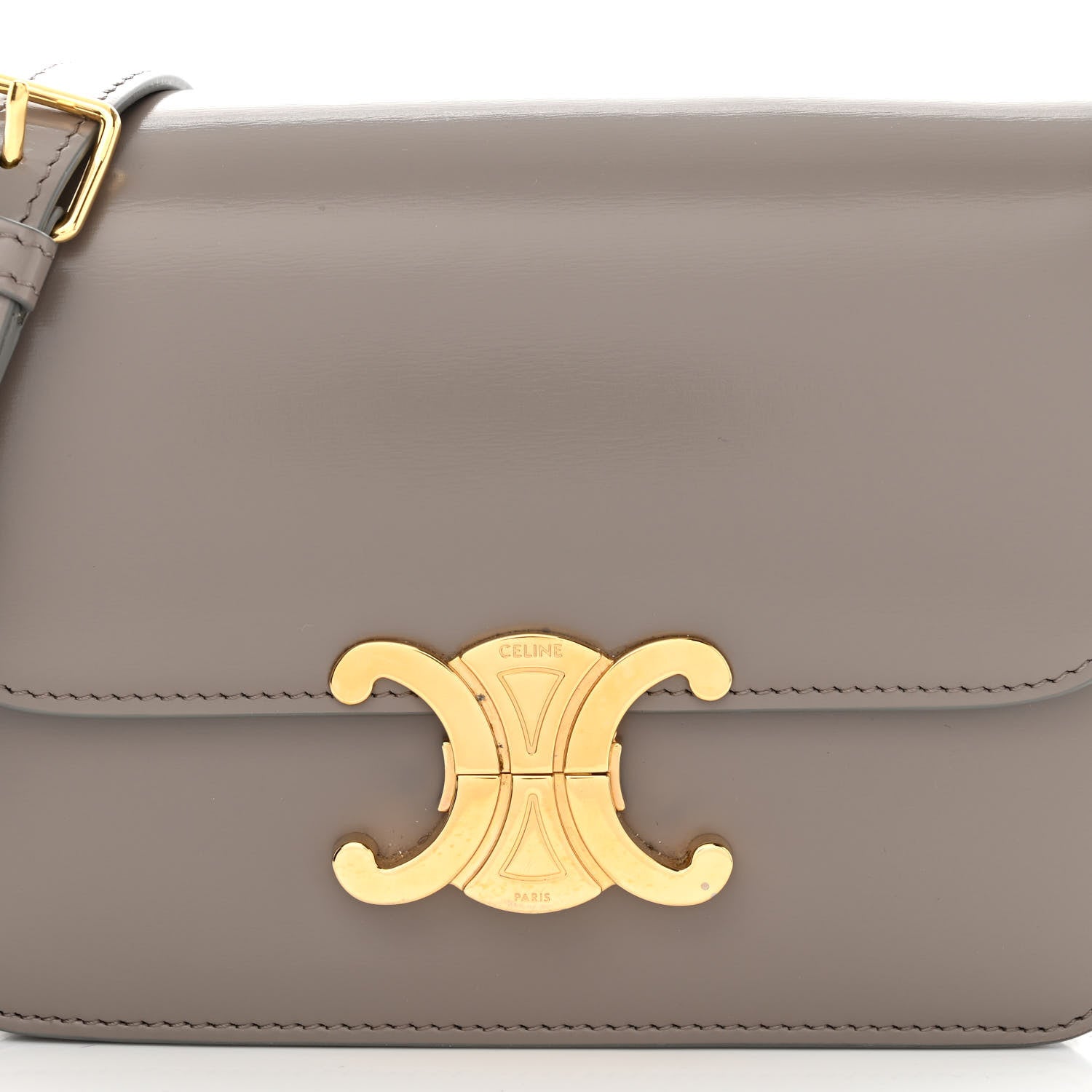 Celine Shiny Calfskin Teen Triomphe Pebble 9 of 11