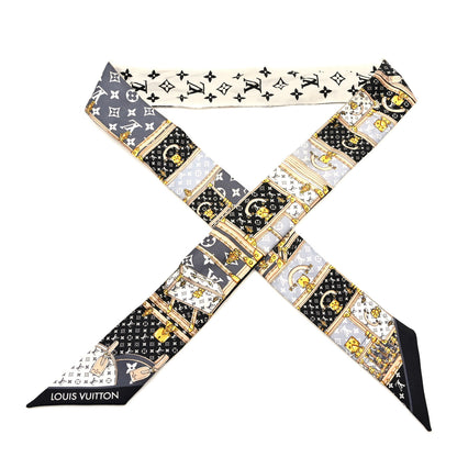 Louis Vuitton Silk Monogram Lets Go BB Bandeau Black 1 of 4