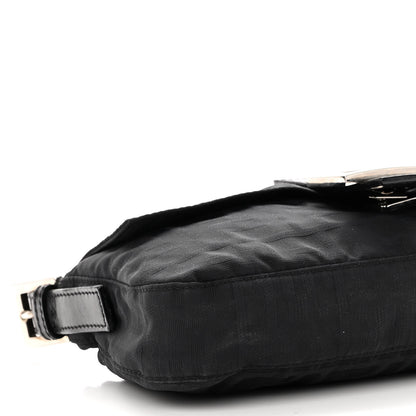 Fendi Nylon Zucca Baguette Black 9 of 9