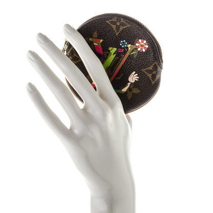 Louis Vuitton Monogram MOCA Round Coin Purse 2 of 7
