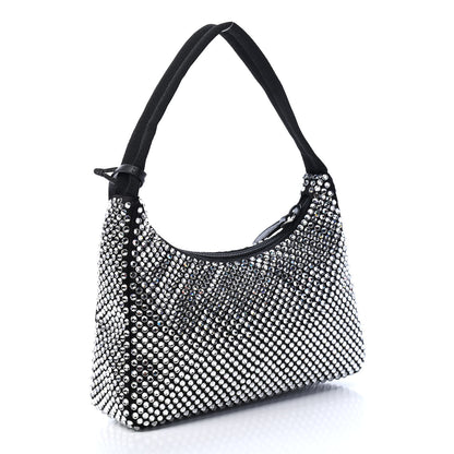 Prada Satin Crystal Mini Re-Edition 2000 Bag Cristal 3 of 9