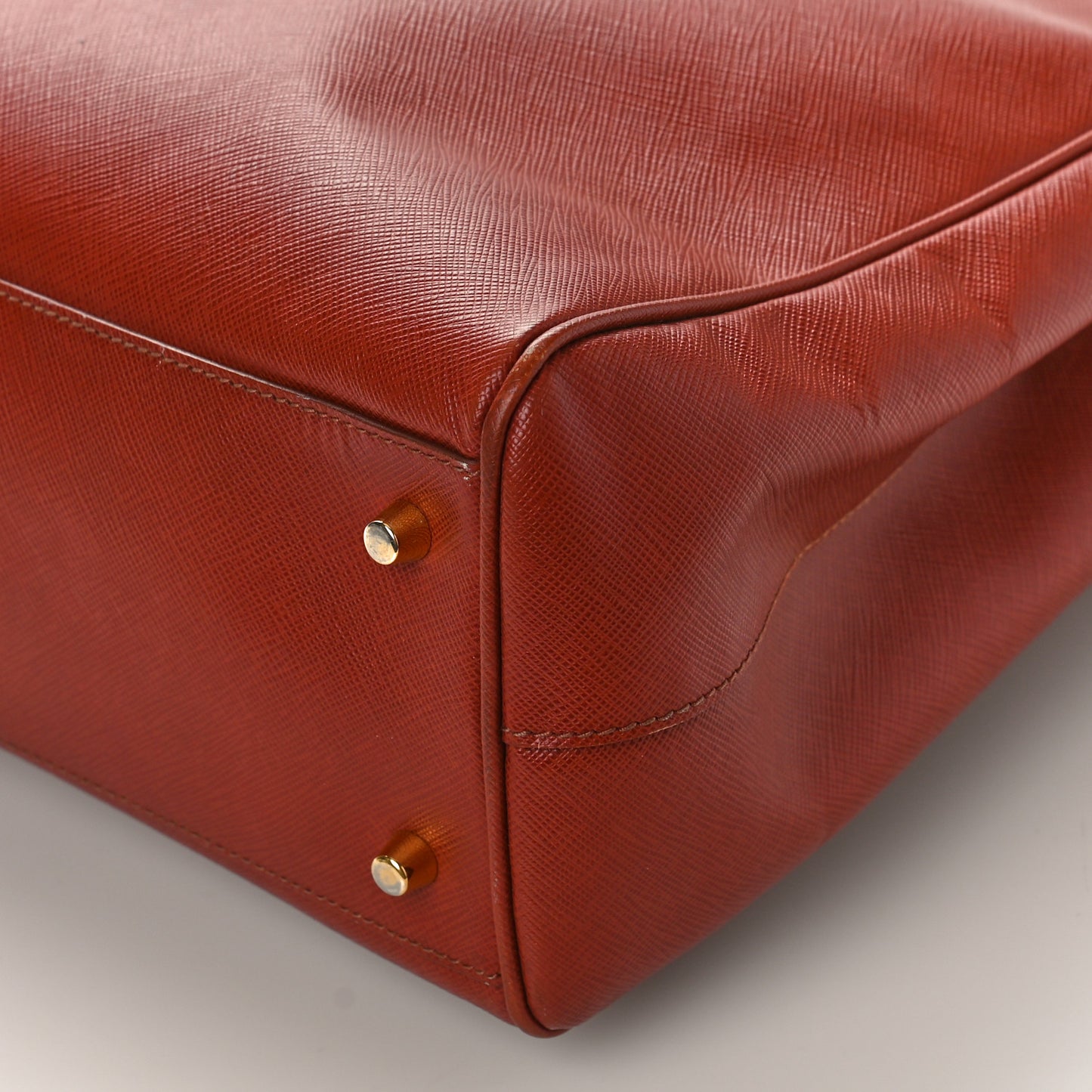 Saffiano Large Galleria Double Zip Tote Bacca