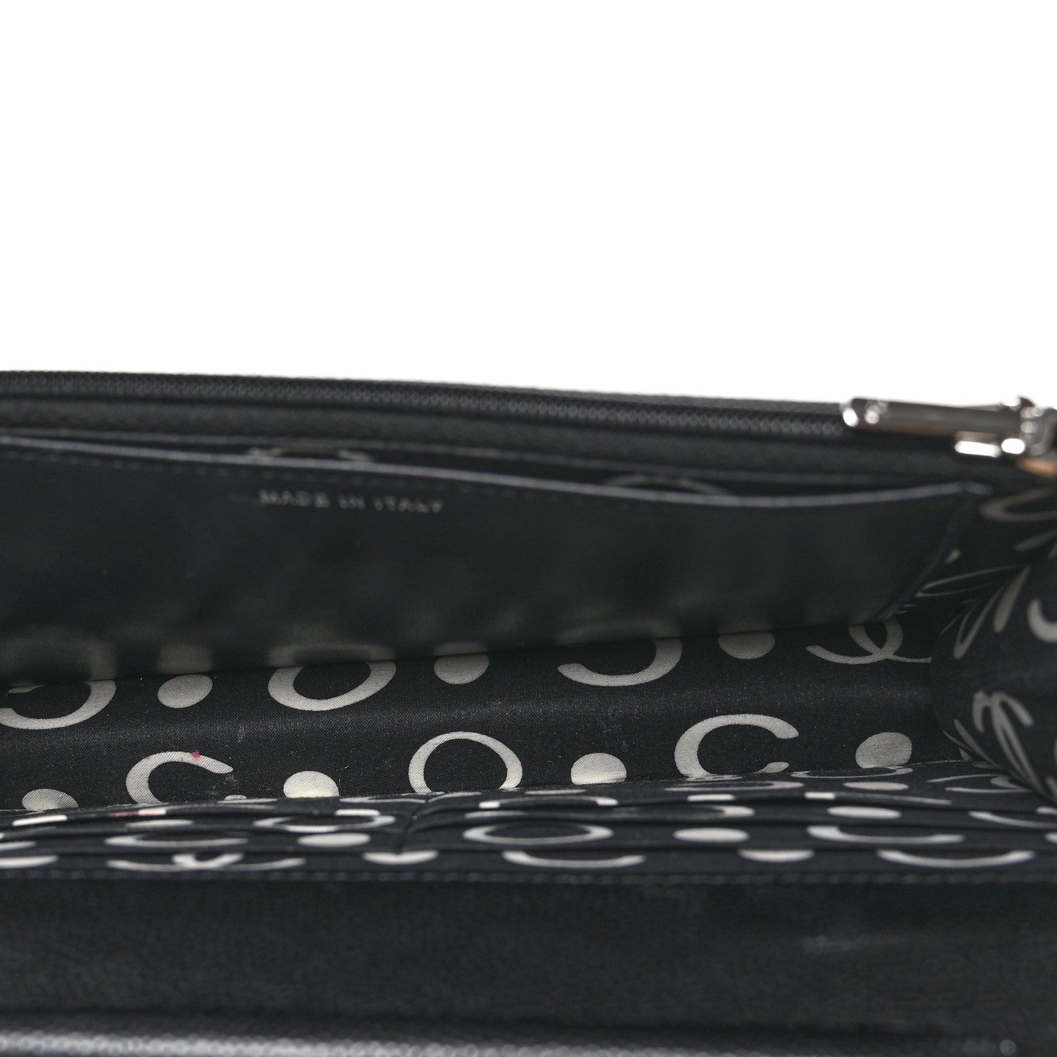 Chanel Caviar Quilted CC Logo Wallet on Chain WOC Black 5 of 11