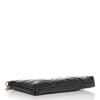 Gucci Calfskin Matelasse Mini GG Marmont Chain Bag Black 5 of 15
