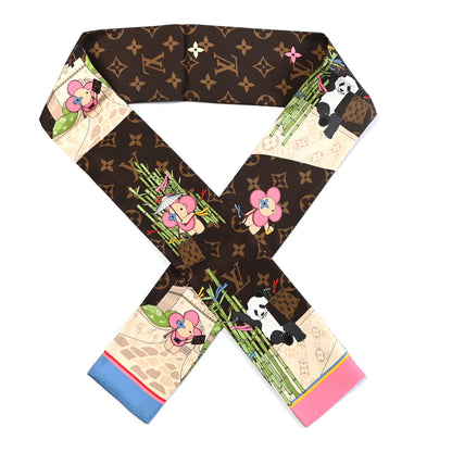 Louis Vuitton Silk Monogram 2021 Christmas Animation China Bandeau 1 of 3