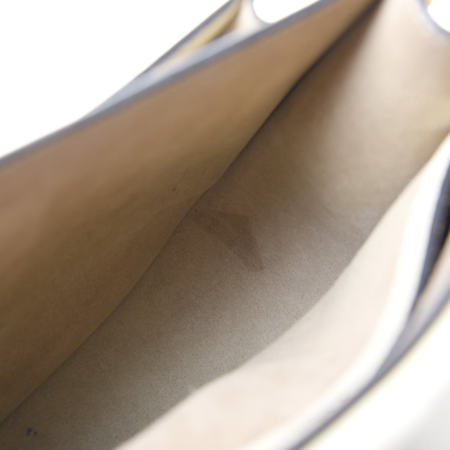 Calfskin Small Hudson Shoulder Bag Lace White