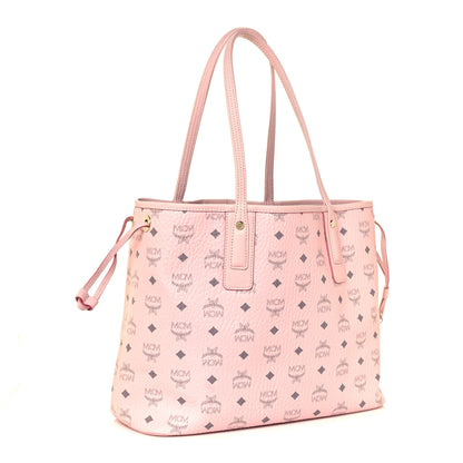MCM Visetos Medium Liz Reversible Shopper Tote Powder Pink 2 of 21