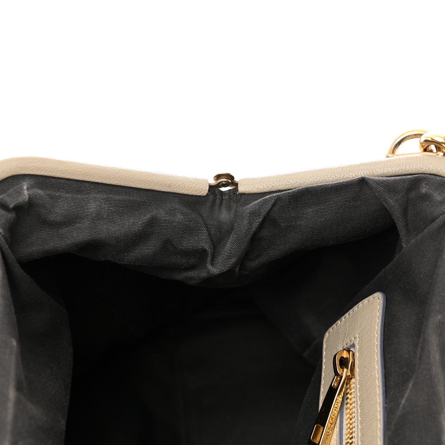 Marc Jacobs Calfskin Quilted Studded Stam Grey 14 of 24