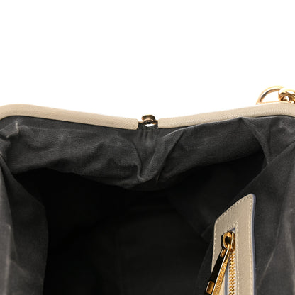 Marc Jacobs Calfskin Quilted Studded Stam Grey 14 of 24